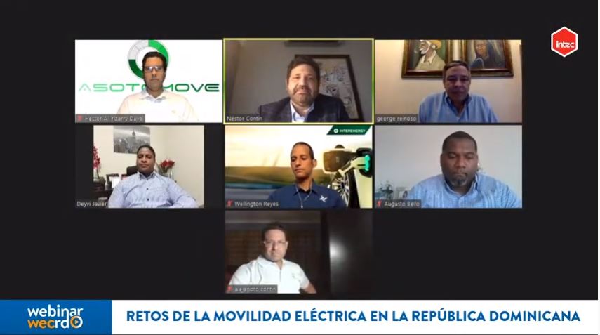 Panelistas_del_webinar_Retos_de_la_movilidad_el%C3%A9ctrica Instituto Tecnológico de Santo Domingo - Marco regulatorio, autonomía y carga: retos de la movilidad eléctrica en República Dominicana 